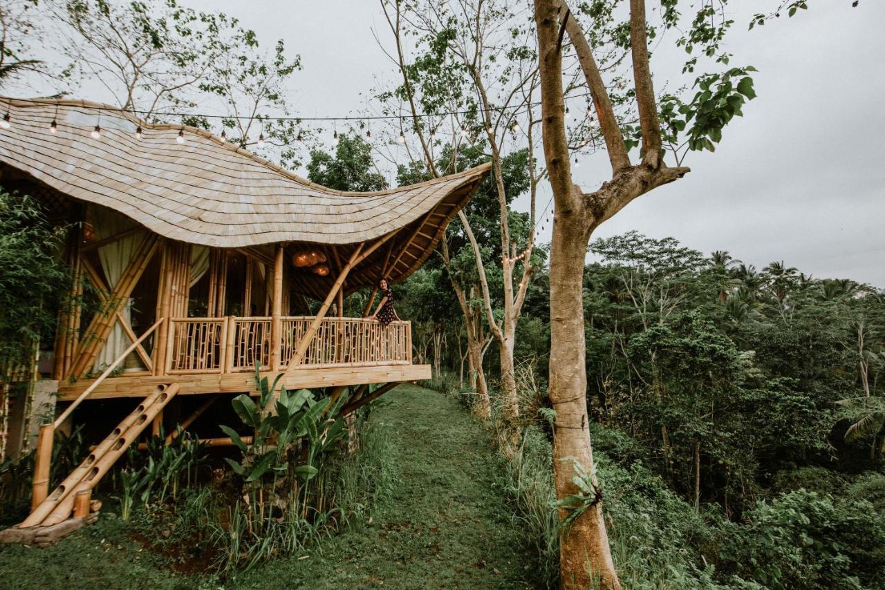 Villa Bird Hills Bamboo House Karangasem Exterior foto