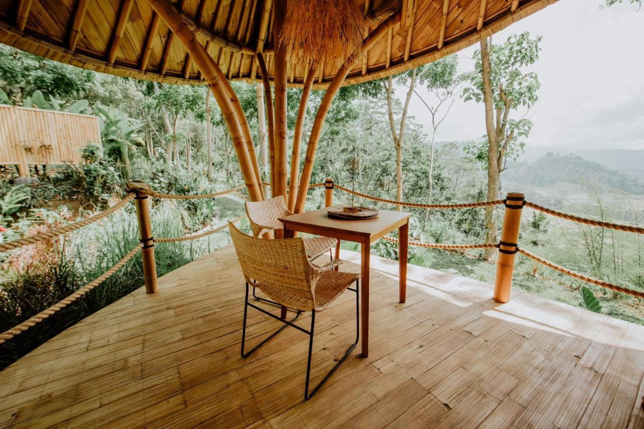 Villa Bird Hills Bamboo House Karangasem Exterior foto