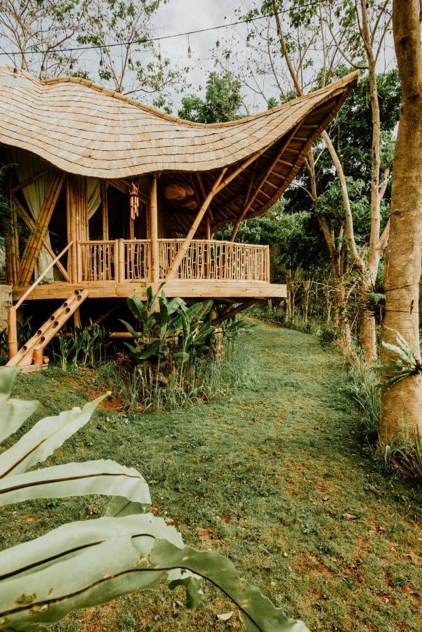 Villa Bird Hills Bamboo House Karangasem Exterior foto