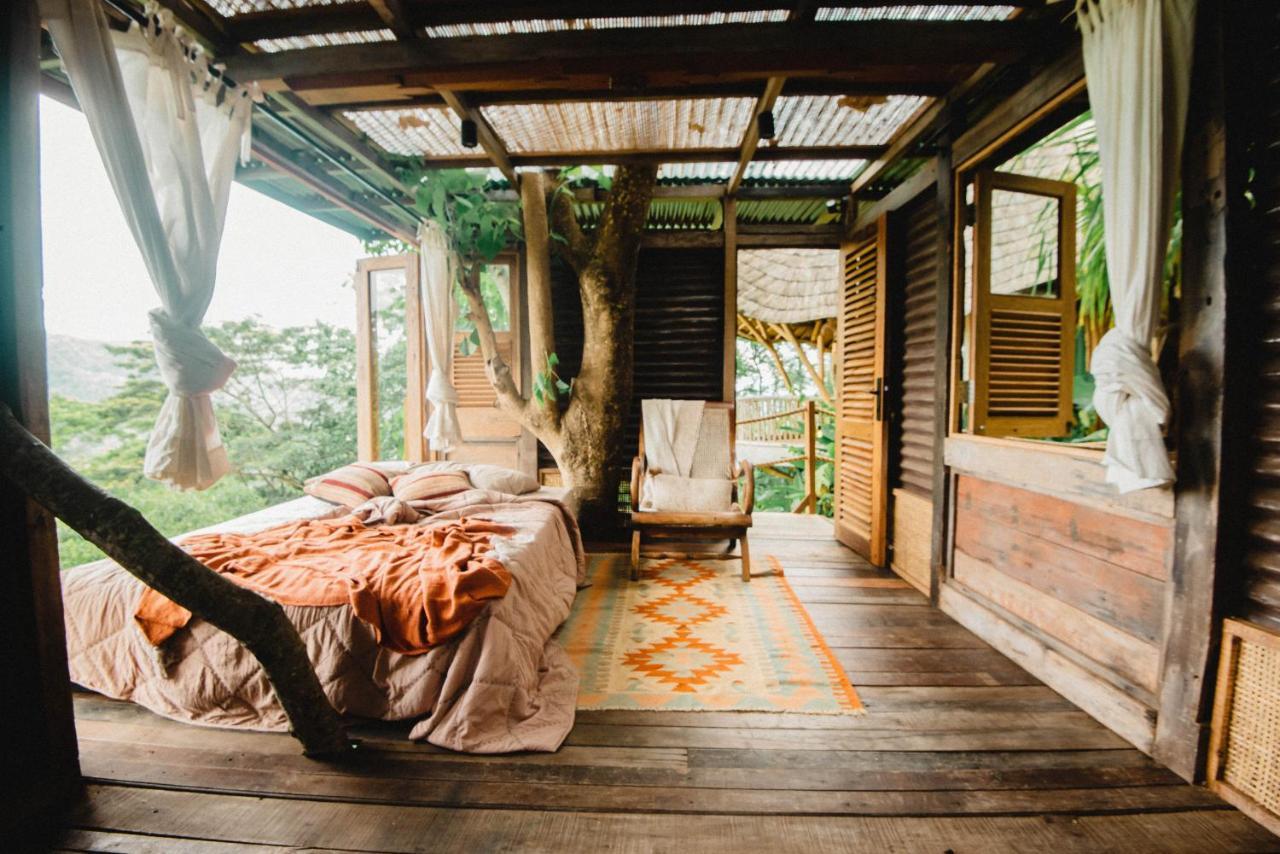 Villa Bird Hills Bamboo House Karangasem Exterior foto