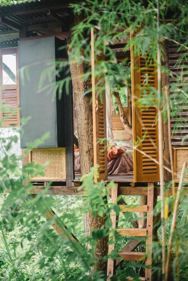Villa Bird Hills Bamboo House Karangasem Exterior foto