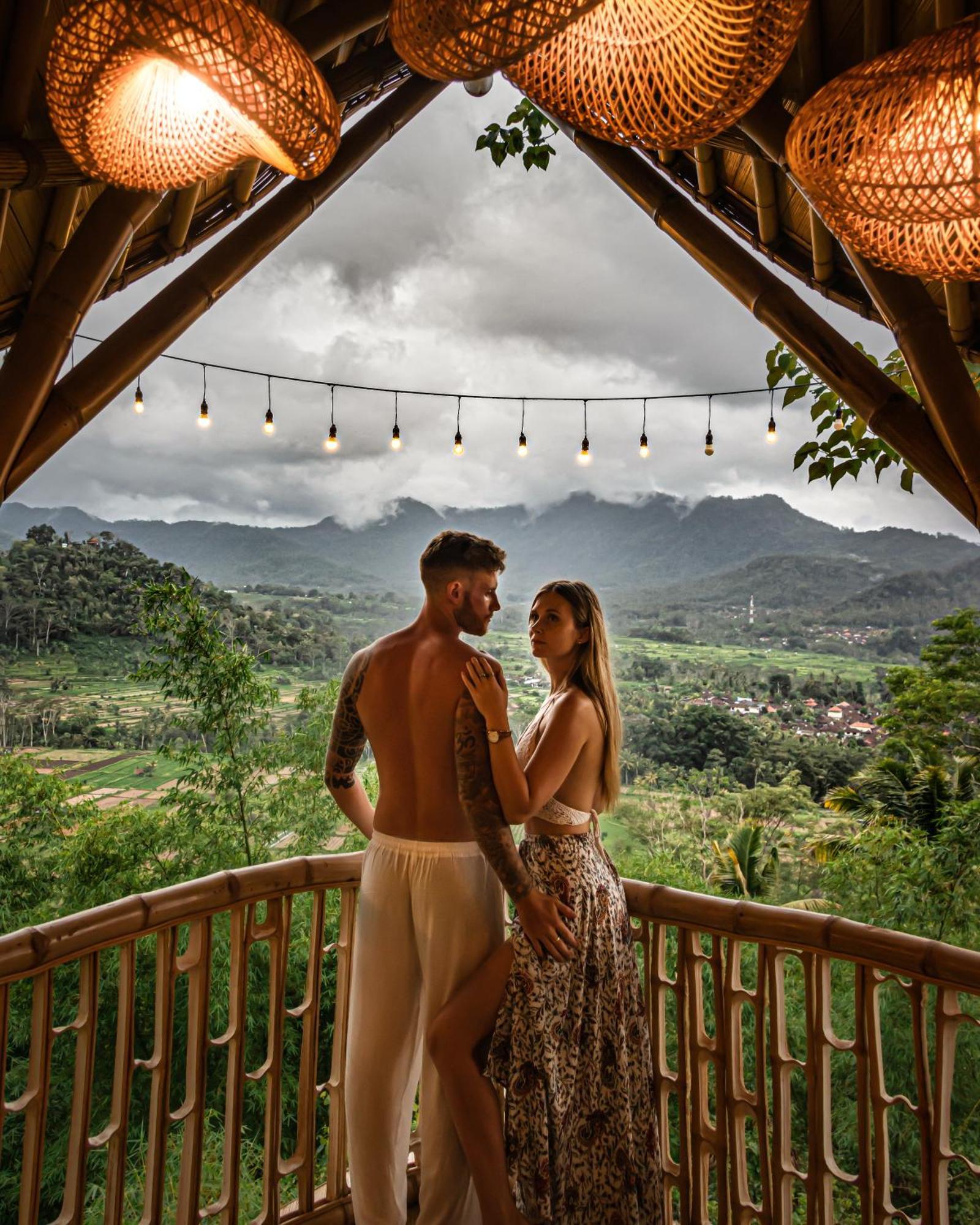 Villa Bird Hills Bamboo House Karangasem Exterior foto