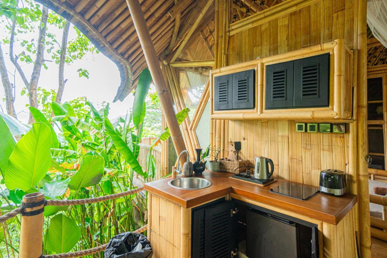 Villa Bird Hills Bamboo House Karangasem Exterior foto