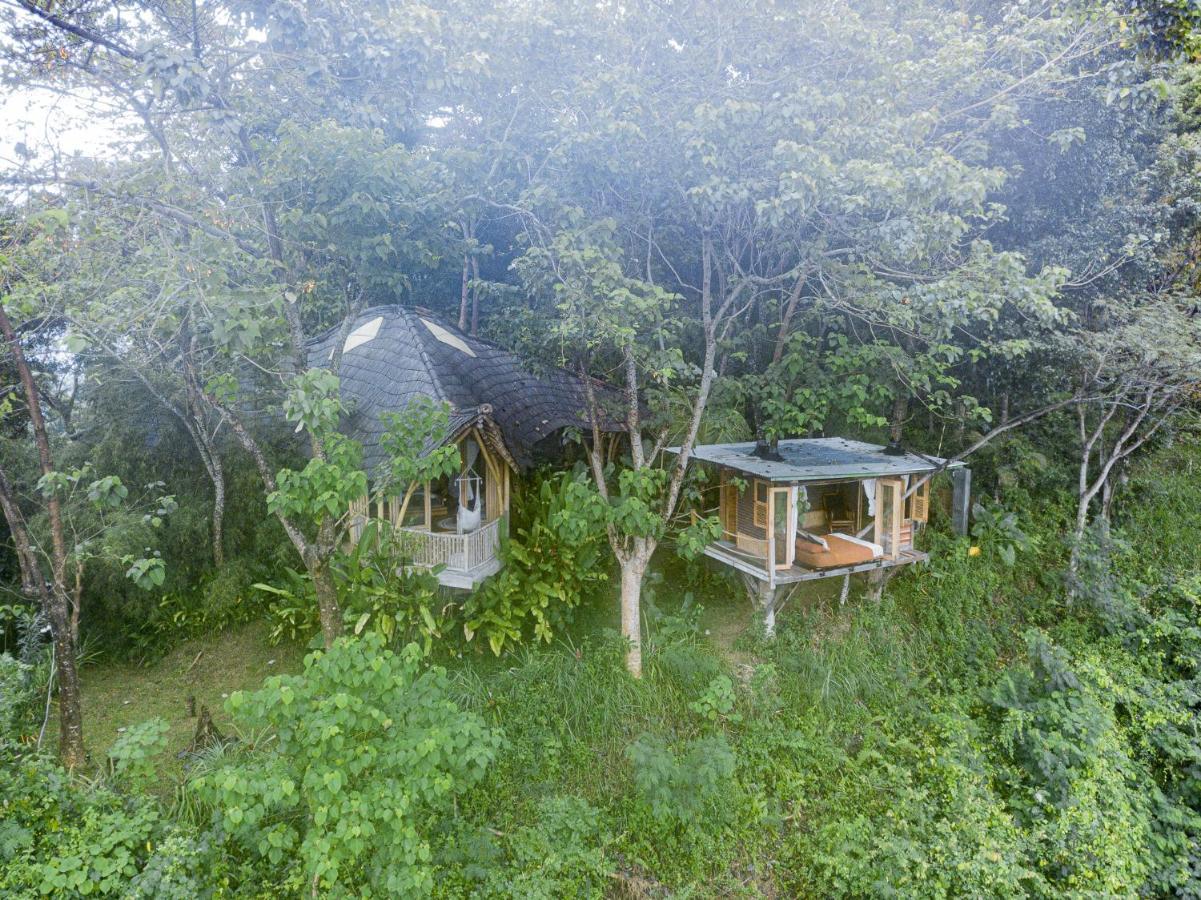 Villa Bird Hills Bamboo House Karangasem Exterior foto