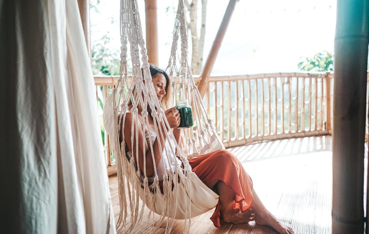 Villa Bird Hills Bamboo House Karangasem Exterior foto