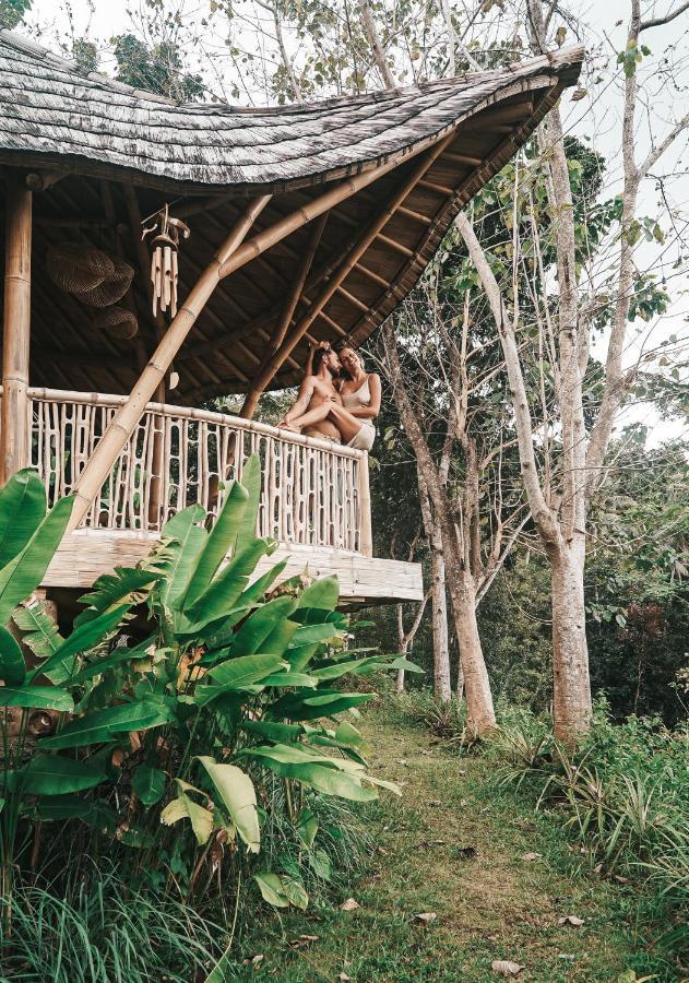 Villa Bird Hills Bamboo House Karangasem Exterior foto