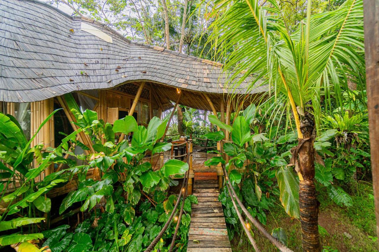 Villa Bird Hills Bamboo House Karangasem Exterior foto