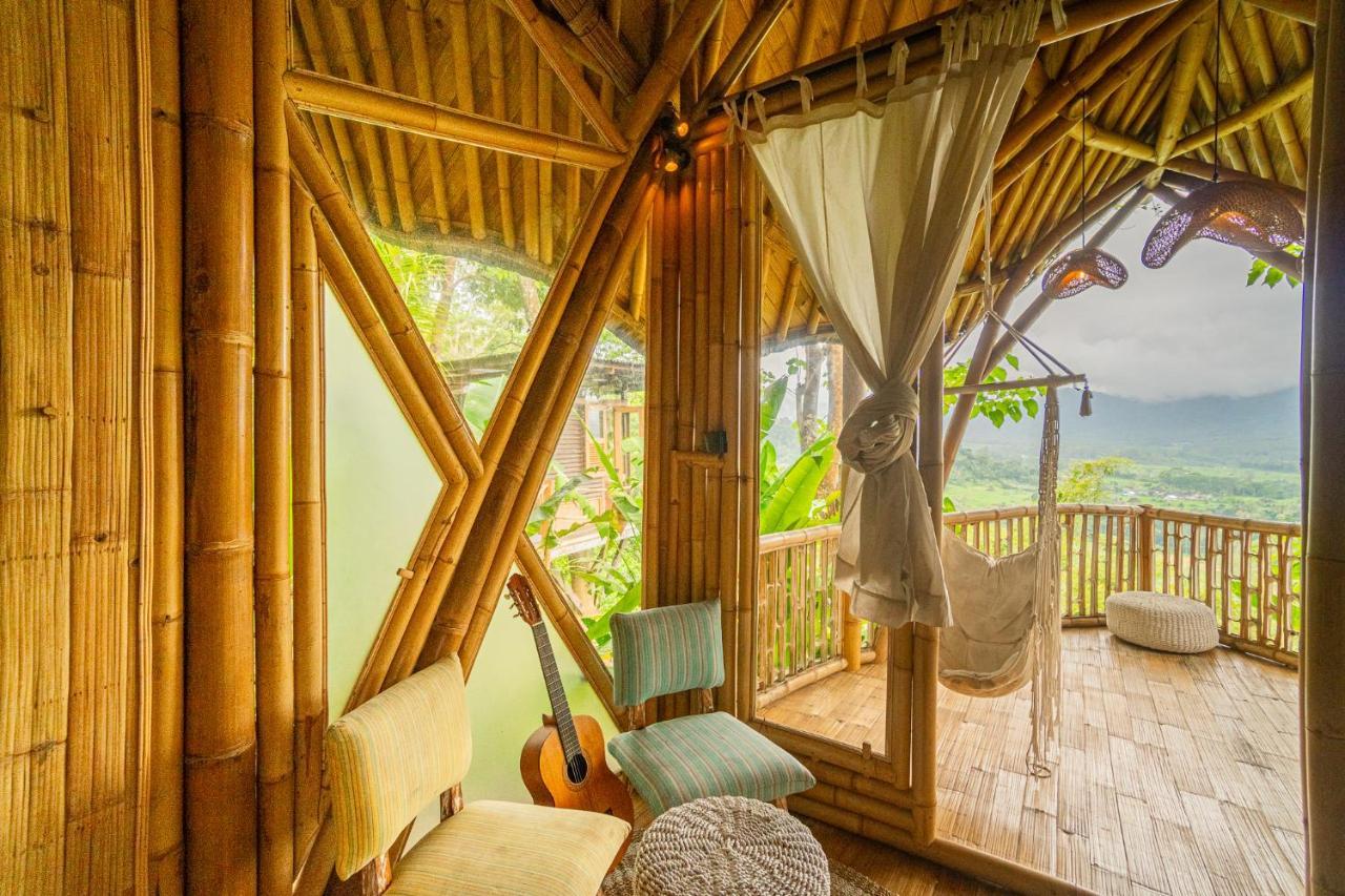 Villa Bird Hills Bamboo House Karangasem Exterior foto