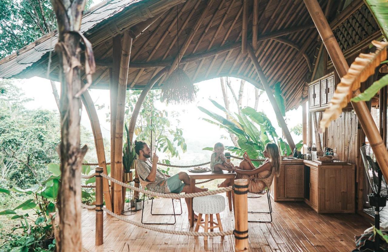 Villa Bird Hills Bamboo House Karangasem Exterior foto