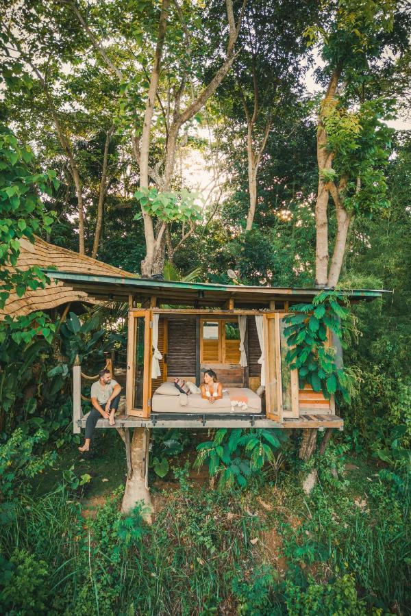 Villa Bird Hills Bamboo House Karangasem Exterior foto