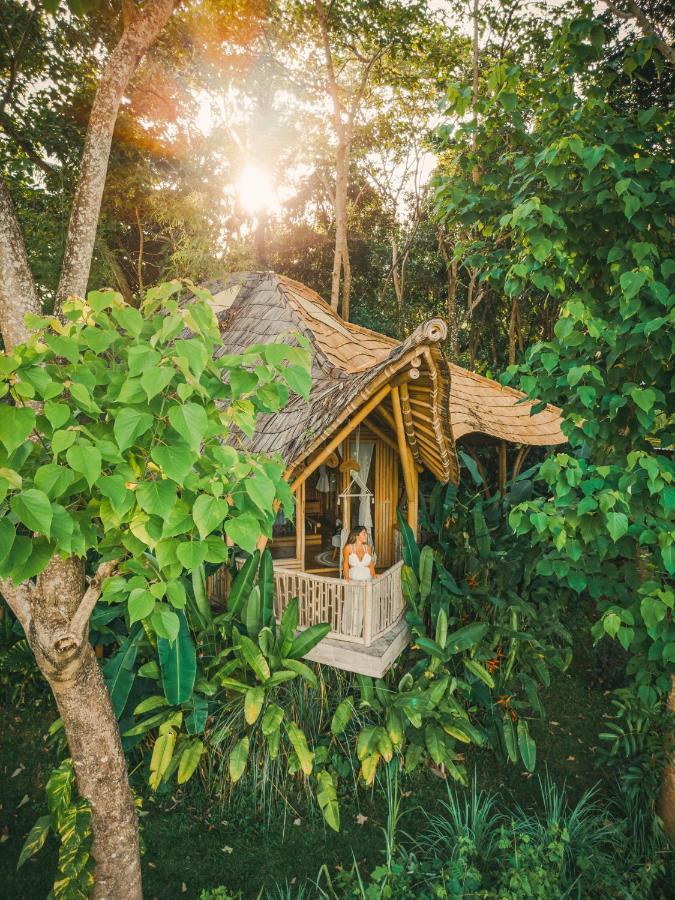Villa Bird Hills Bamboo House Karangasem Exterior foto