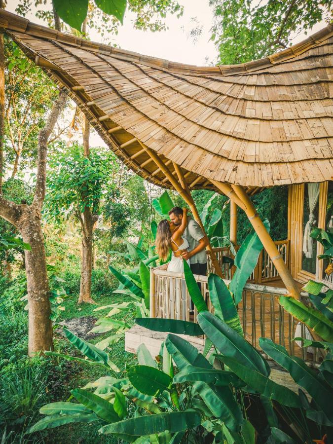 Villa Bird Hills Bamboo House Karangasem Exterior foto